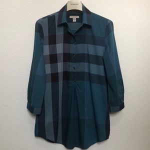 Burberry Brit 3/4 Sleeve Popover Tunic